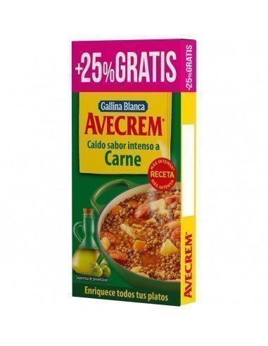 Avecrem carne 8 pastillas