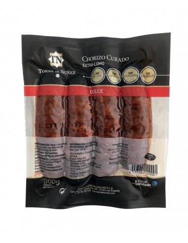 [6] Chorizo Extra-Lomo Dulce 300gr.