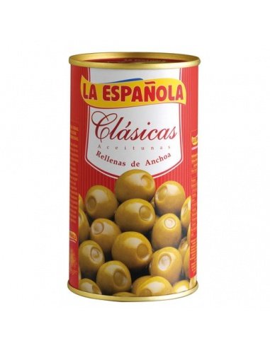 Oliven gefüllt mit Sardellen "La Española" 150gr.