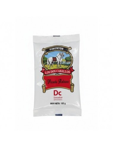 [725] Pimentón picante rabioso dos caballos 100gr.