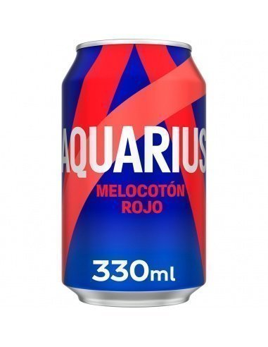 [1606] Aquarius Pfirsichrot 330 ml.