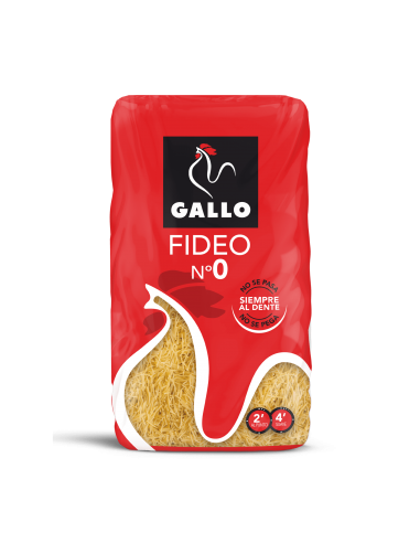 [522] Fideo 0 GALLO paquete 400 grs.