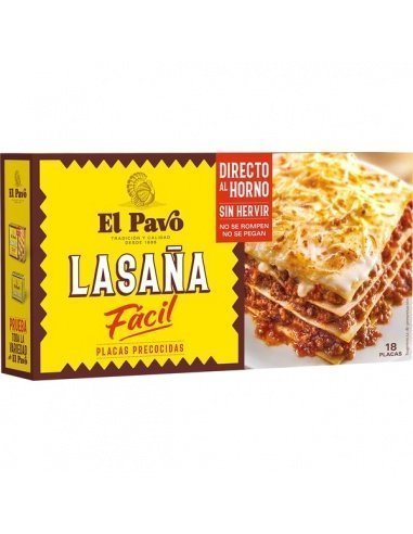 [1348] Pasta EL PAVO Lasaña 18U 200gr.