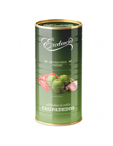 [334] Aceitunas EXCELENCIA Aliñadas Estilo Chupadedos 1360ml.