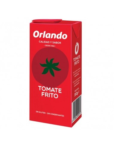 Tomate frito Orlando brick 350gr.