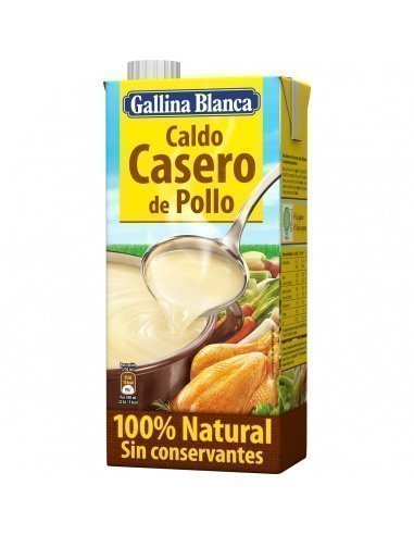 Caldo casero de pollo "Gallina Blanca" 1L.
