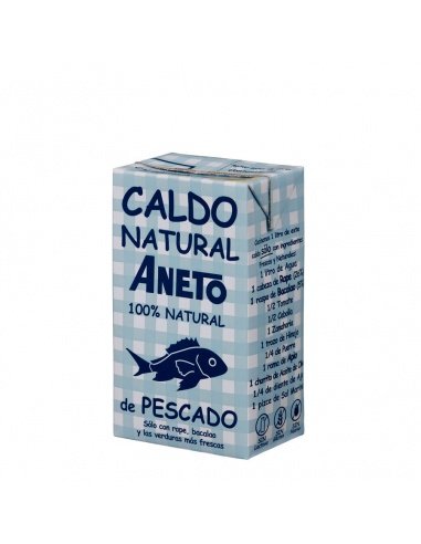 Caldo de pescado100% natural Aneto.