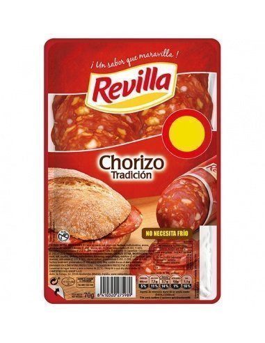 Chorizo REVILLA lonchas 60gr.