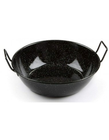 [366] Tief emaillierte Bratpfanne 36 ctm.