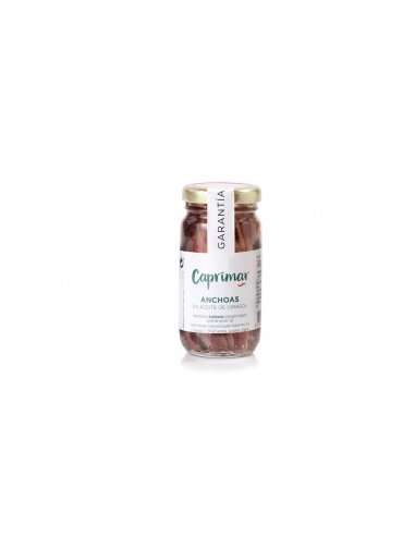 Anchoa en aceite vegetal CAPRIMAR tarro 100gr.