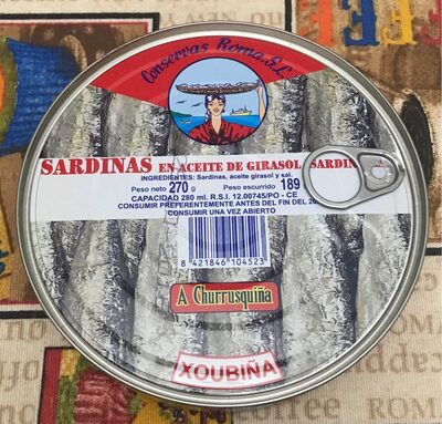 [197] "Xoubiña" Sardinilla A CHURRUSQUIÑA 270gr.