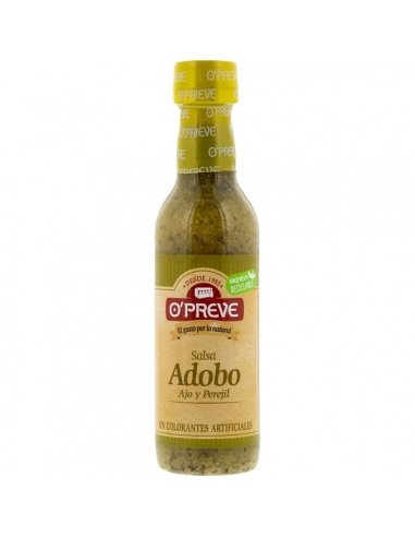 O'PREVE salsa adobo ajo y perejil botella 185 ml